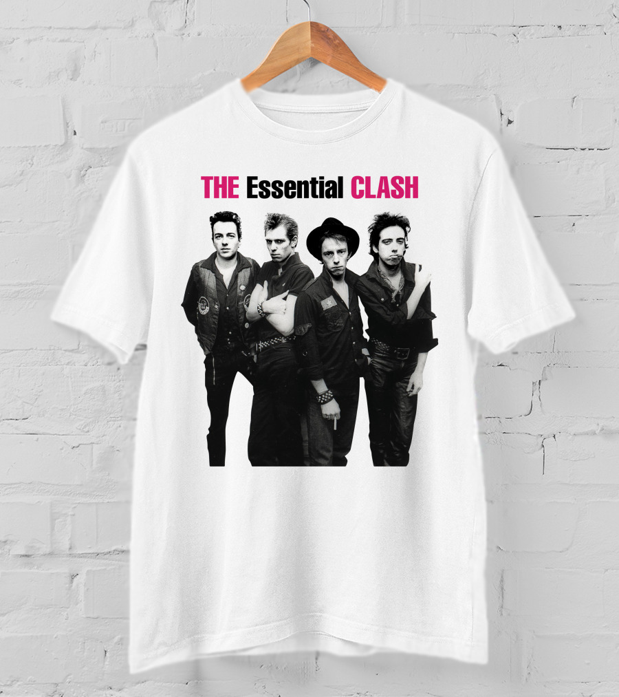 The Essential Clash 20 Shirt Frontman Images Posing T-Shirt