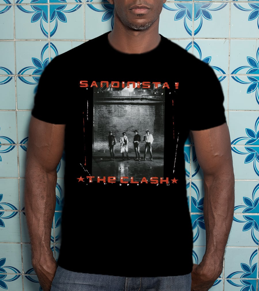 The Clash Sandinista! Album Cover Band Photo T-Shirt