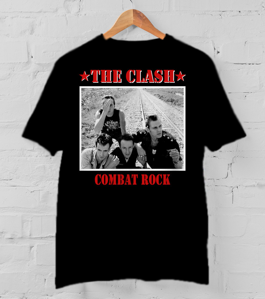 The Clash Combat Rock Album Cover Photo Stars T-Shirt