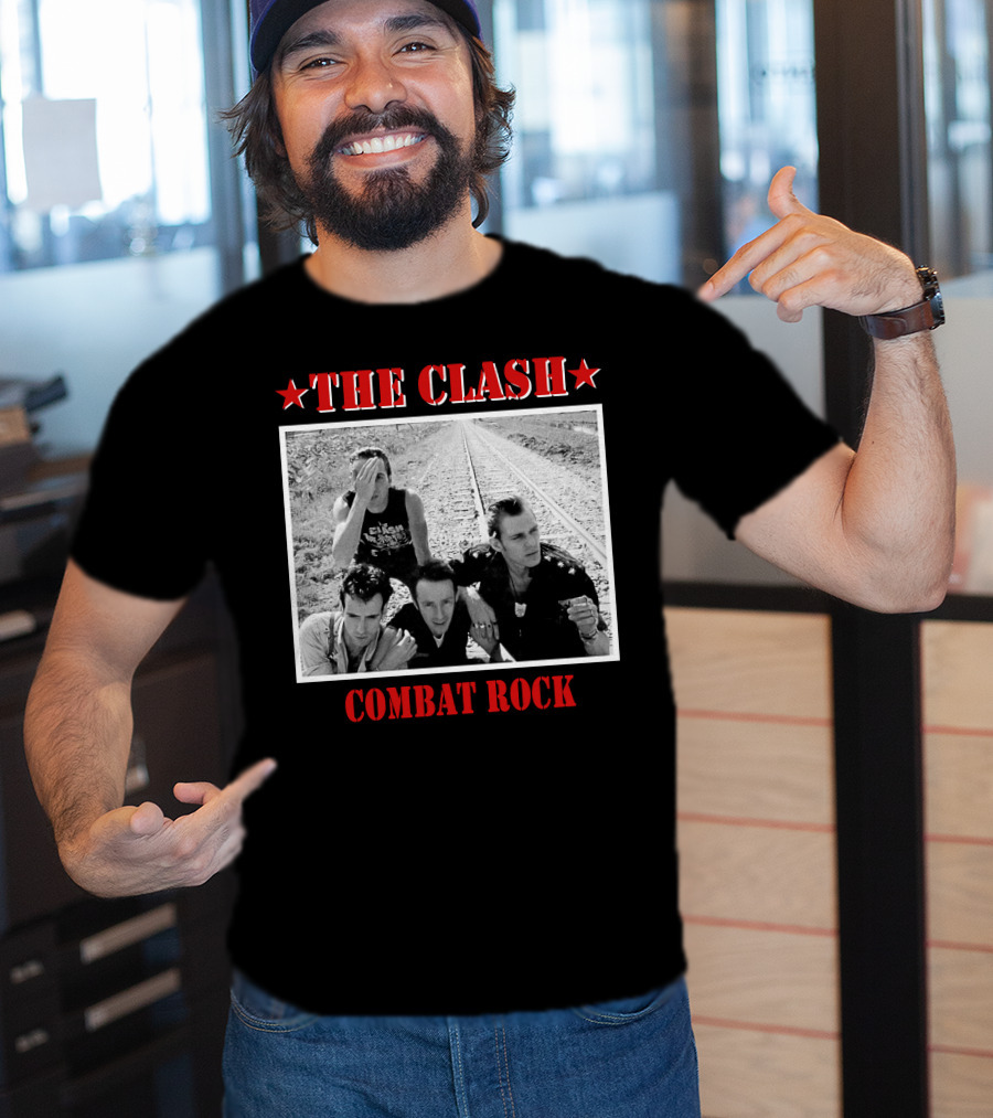 The Clash Combat Rock Album Cover Photo Stars T-Shirt