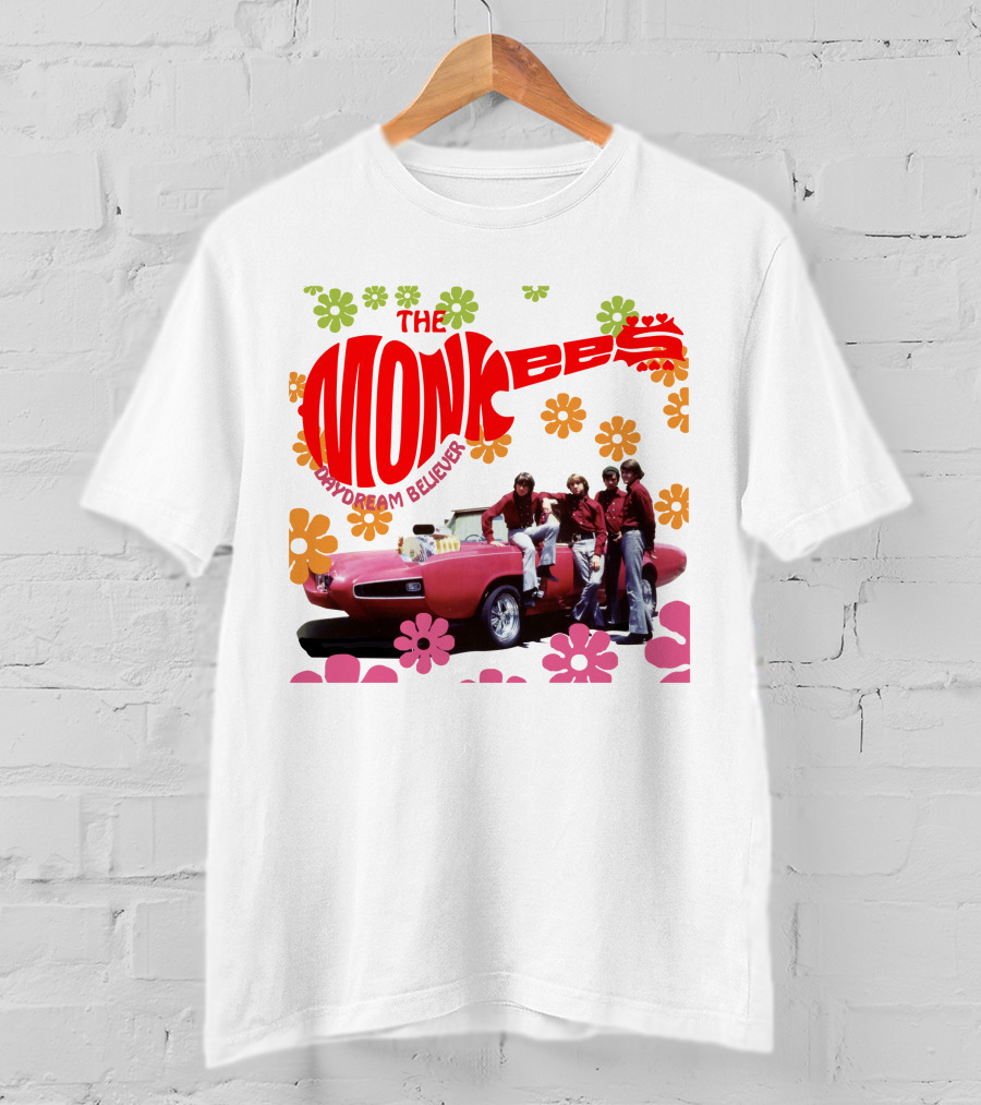 The Monkees Daydream Believer Floral Car T-Shirt