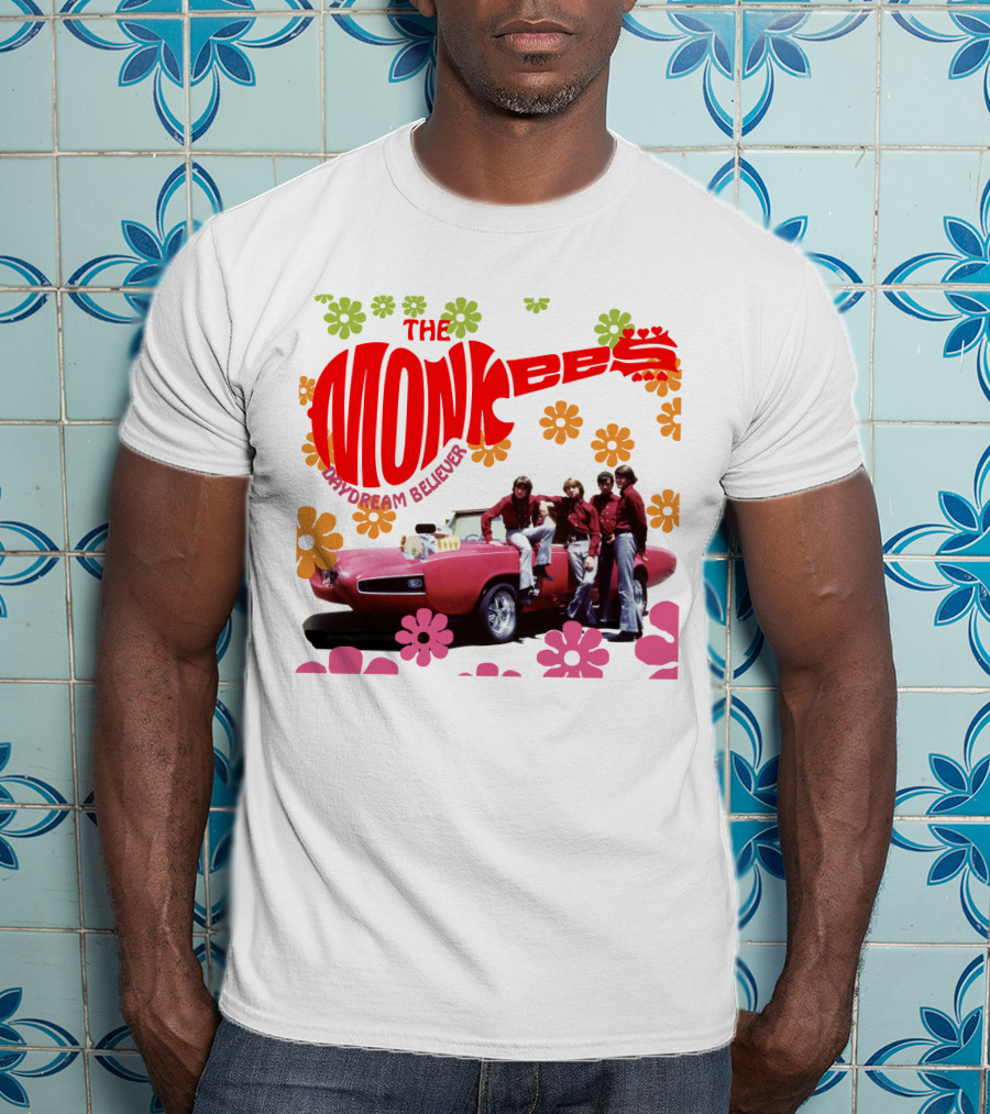 The Monkees Daydream Believer Floral Car T-Shirt