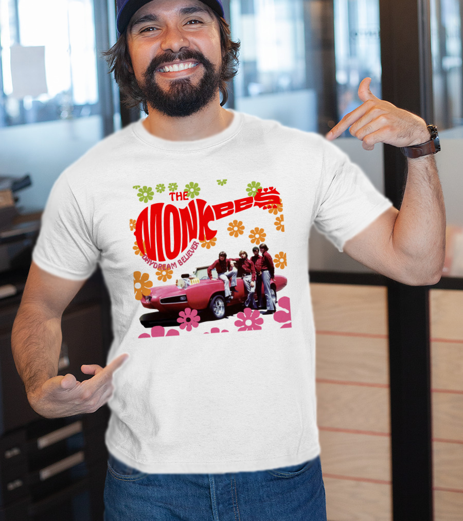 The Monkees Daydream Believer Floral Car T-Shirt