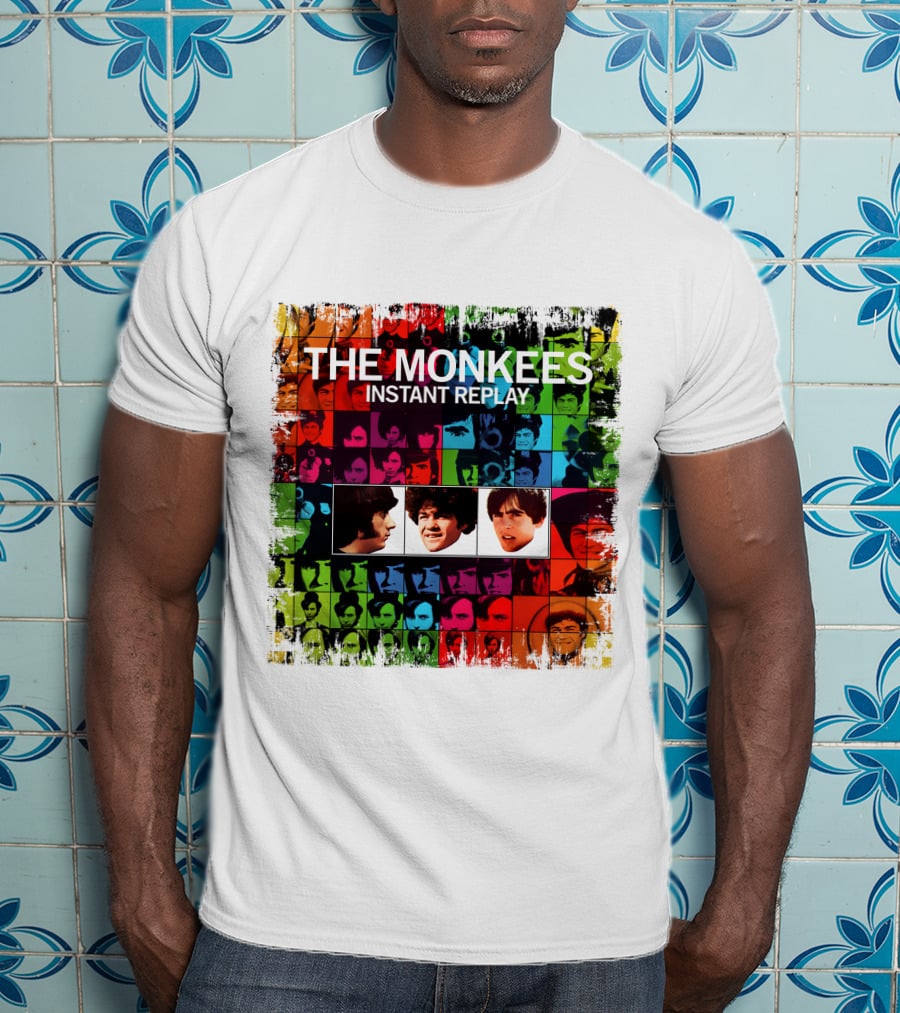 The Monkees Instant Replay Album Art Collage T-Shirt