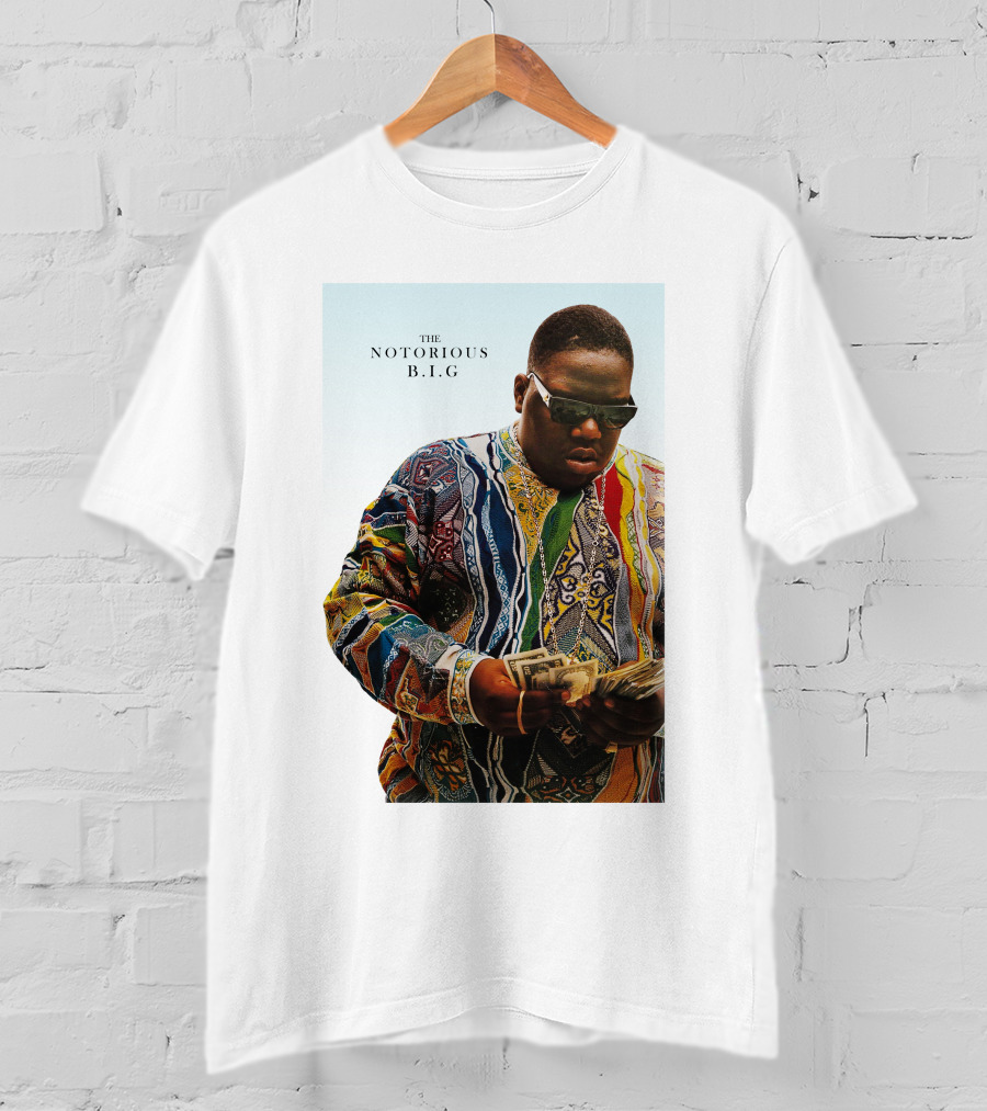 The Notorious B.i.g. Counting Money Colorful T-Shirt