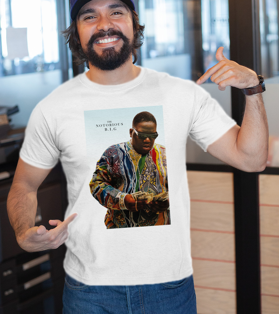The Notorious B.i.g. Counting Money Colorful T-Shirt