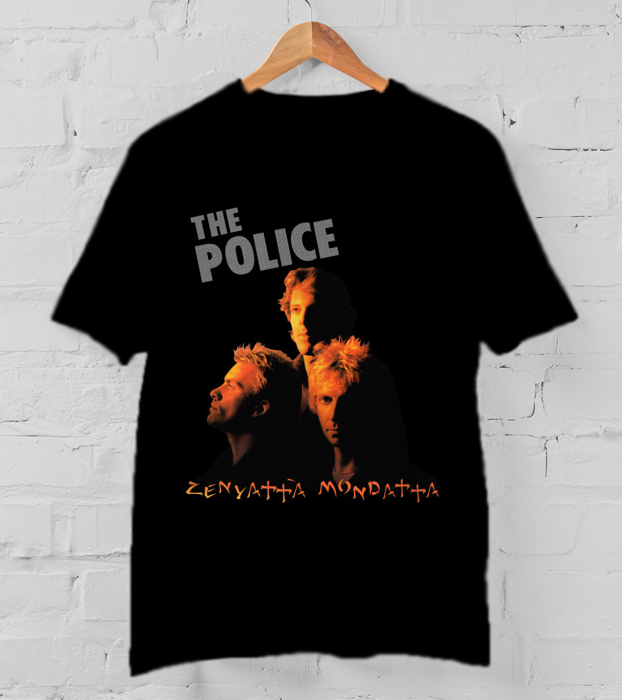 The Police Zenyatta Mondatta 1980 Album Cover Art T-Shirt