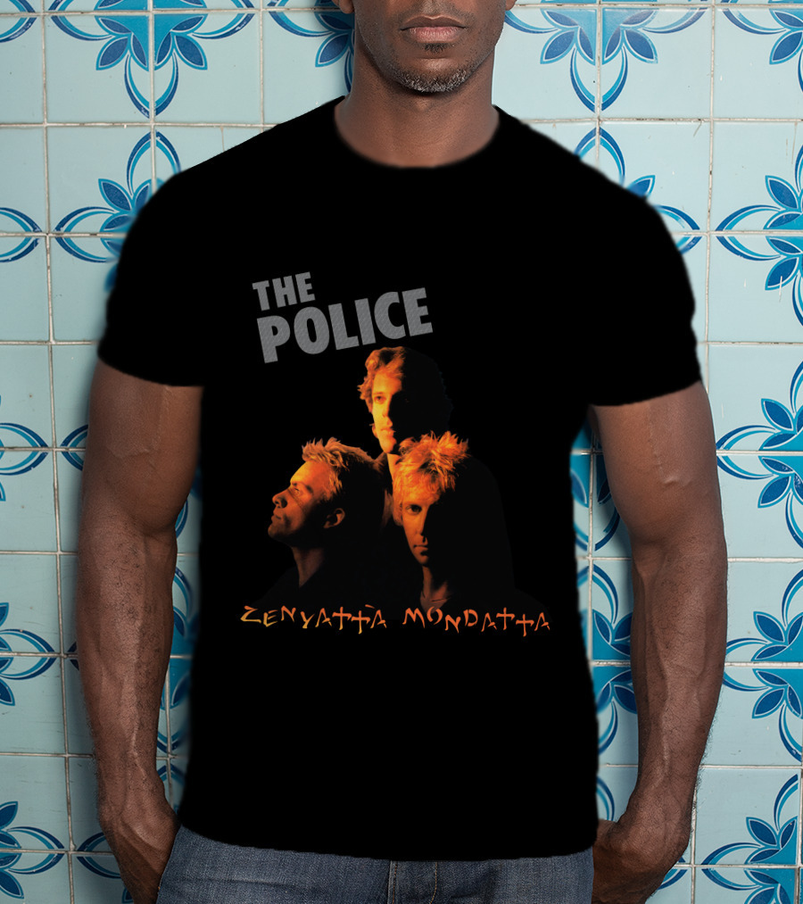 The Police Zenyatta Mondatta 1980 Album Cover Art T-Shirt