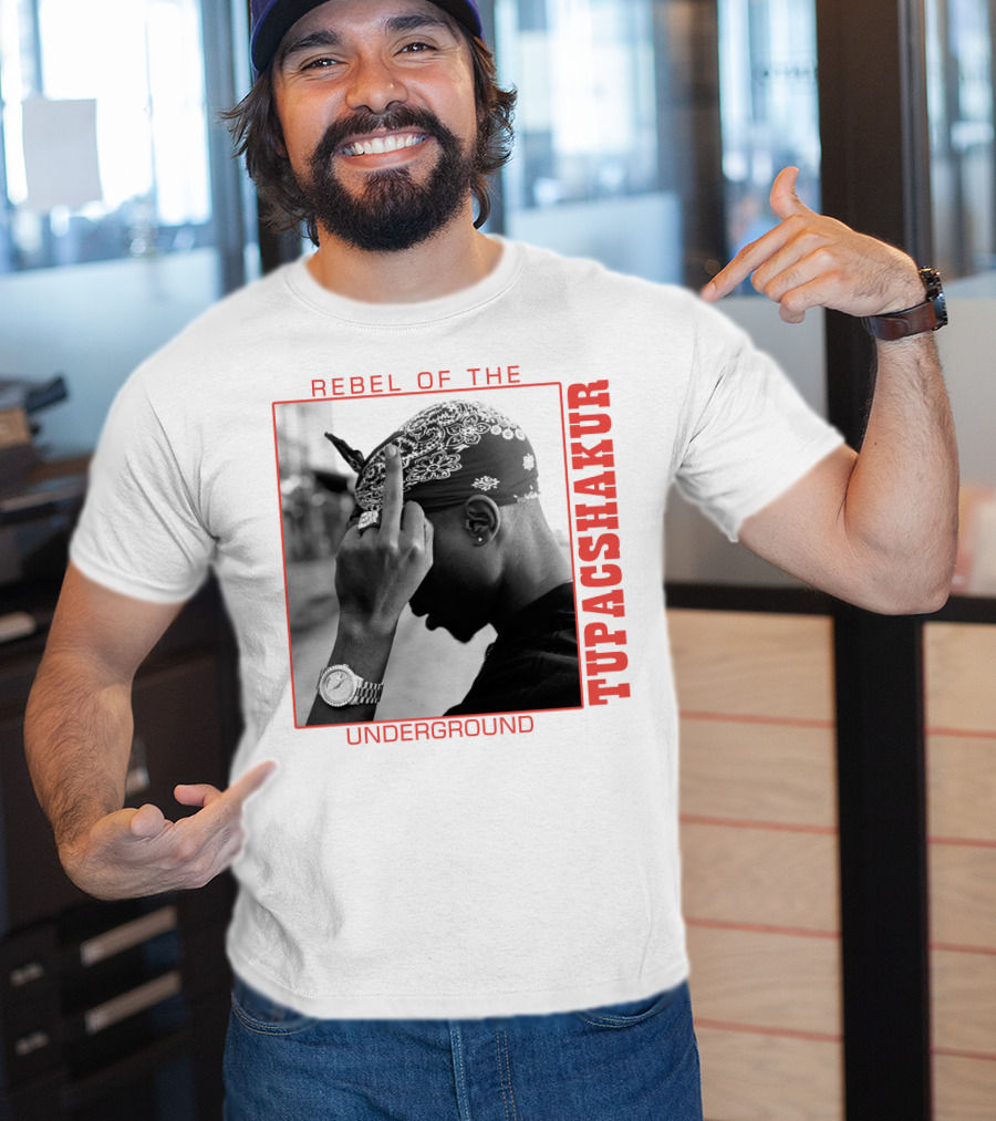 Rebel Of The Underground Tupac Shakur T-Shirt