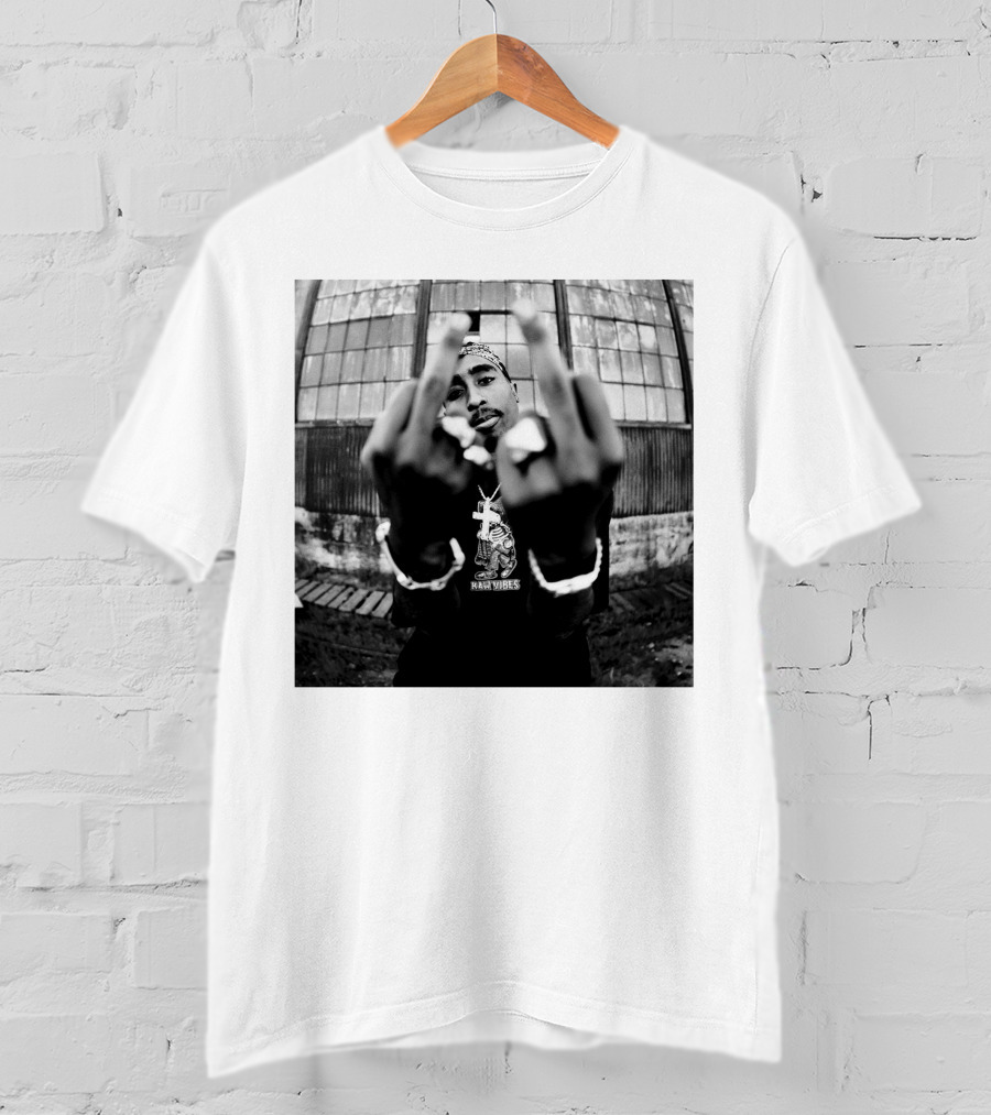 Real Vibez Iconic Black And White Photo T-Shirt