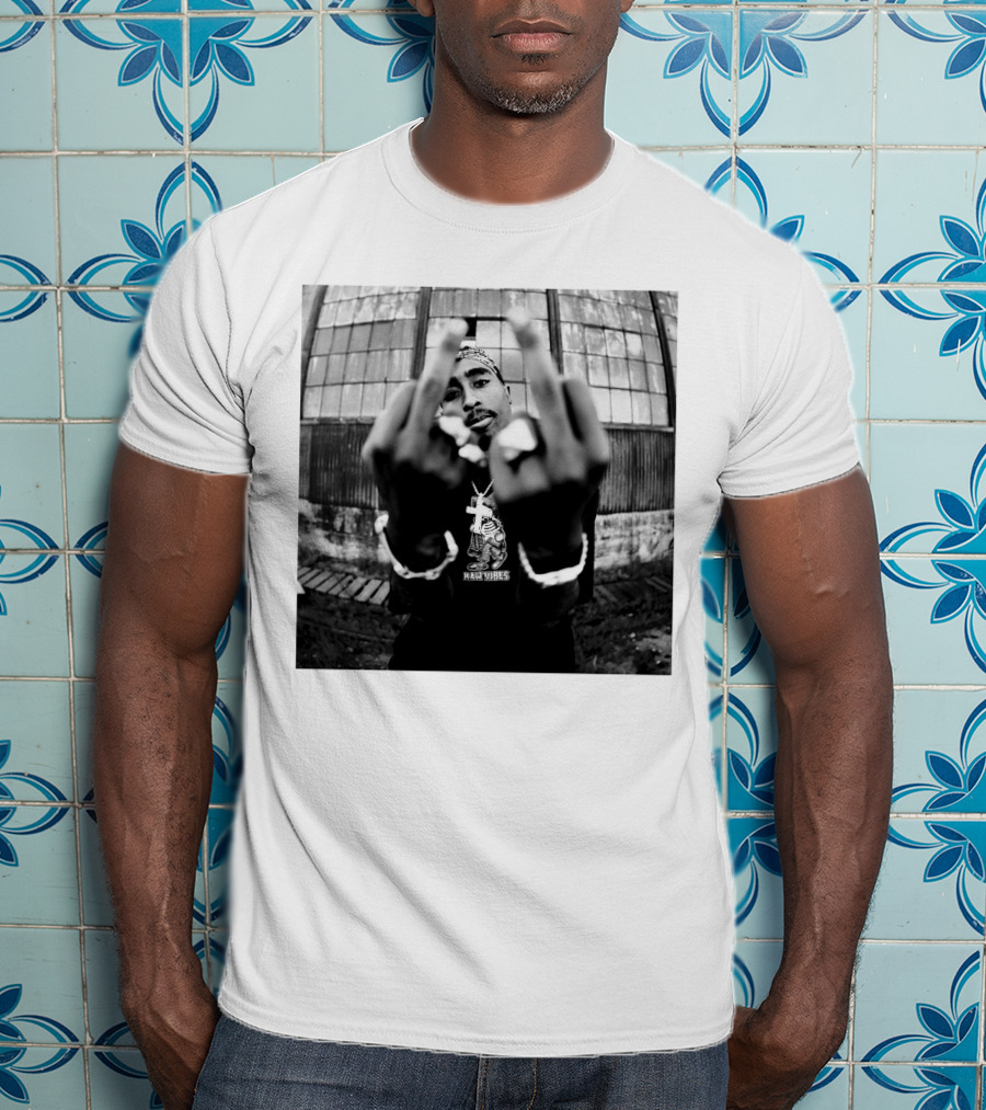 Real Vibez Iconic Black And White Photo T-Shirt