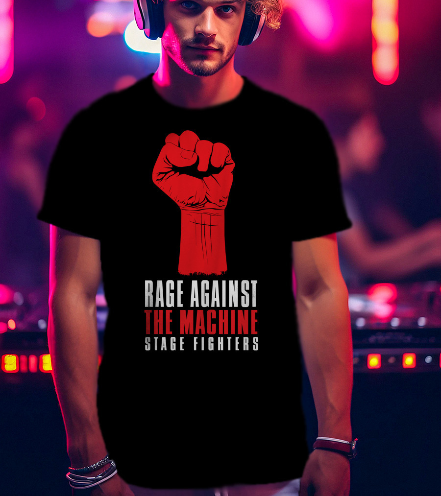 Rage Against The Machine Stage Fighters Fist T-Shirt