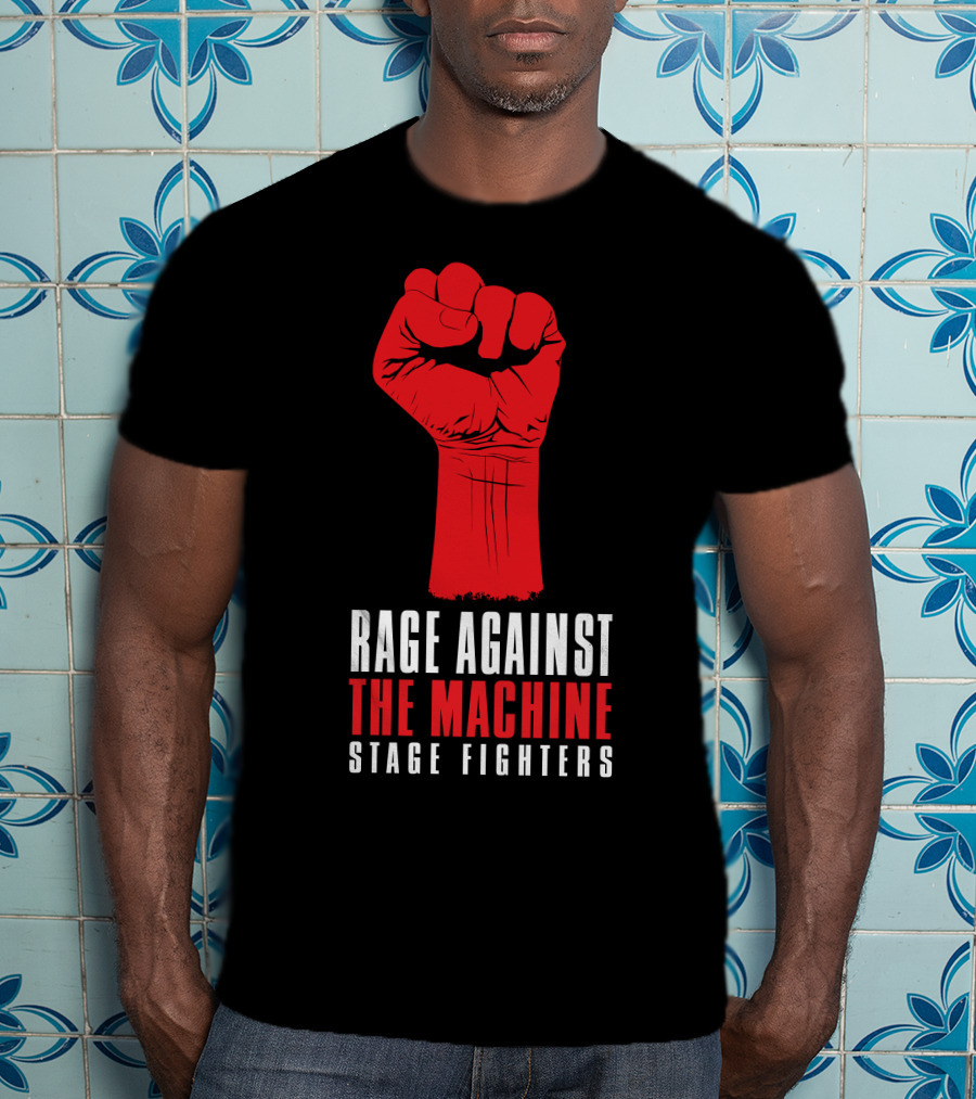 Rage Against The Machine Stage Fighters Fist T-Shirt