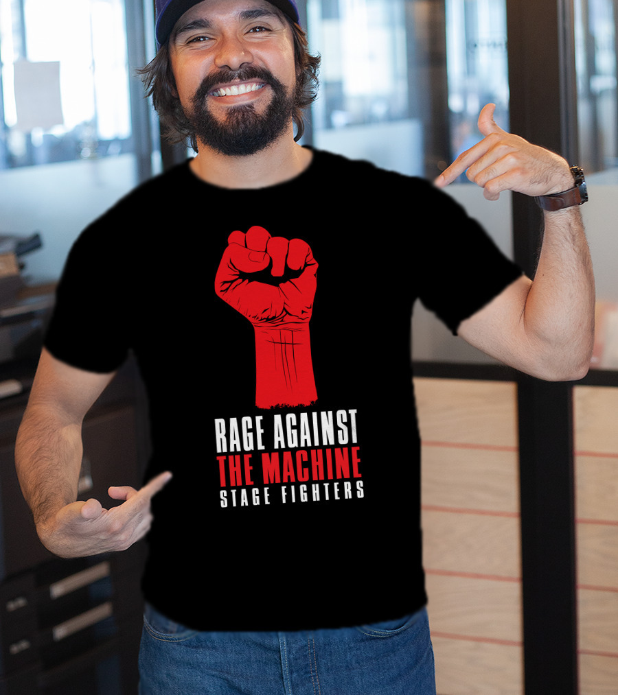 Rage Against The Machine Stage Fighters Fist T-Shirt