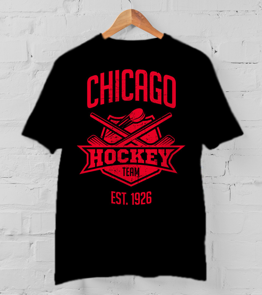 Chicago Blackhawks Hockey Team Est. 1926 T-Shirt
