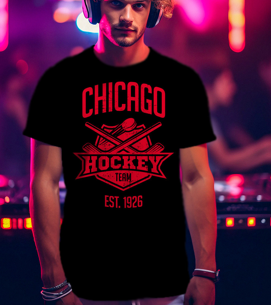 Chicago Blackhawks Hockey Team Est. 1926 T-Shirt