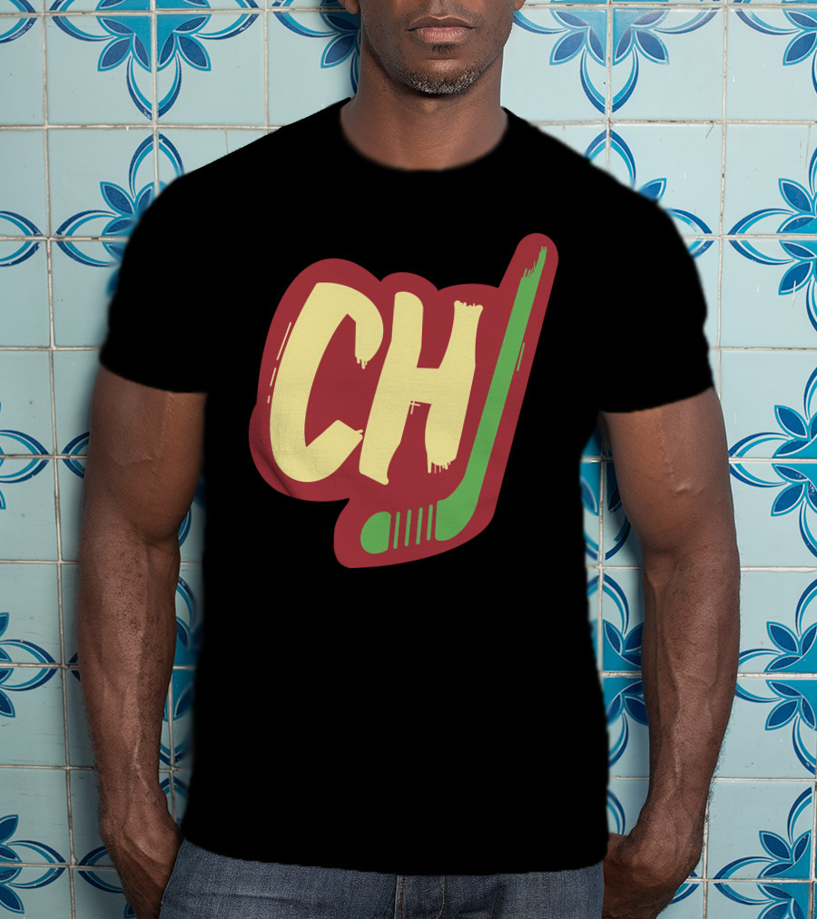 Chicago Blackhawks Hockey Ch Block Style T-Shirt