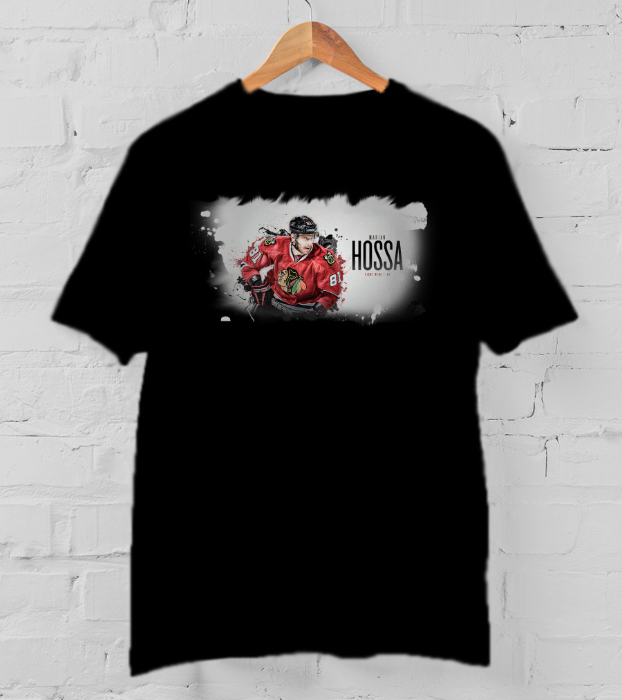 Marian Hossa Chicago Blackhawks Hockey Legend T-Shirt