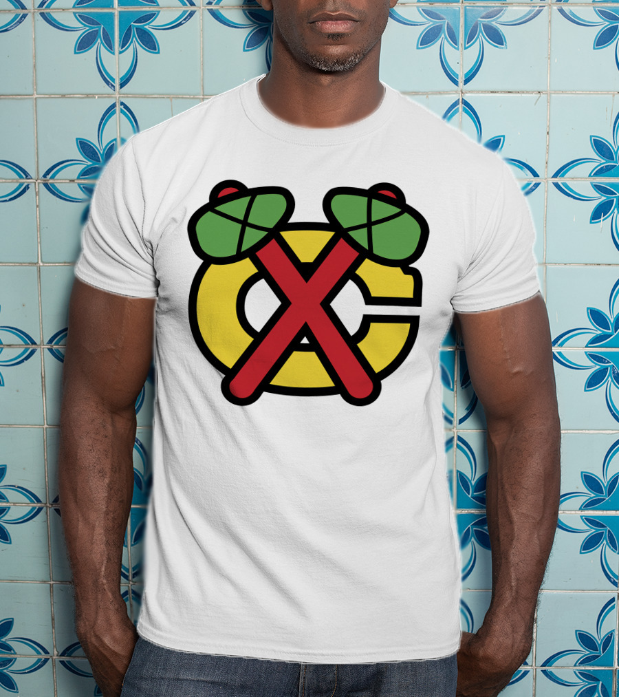 Chicago Blackhawks Classic Crossover Hockey T-Shirt