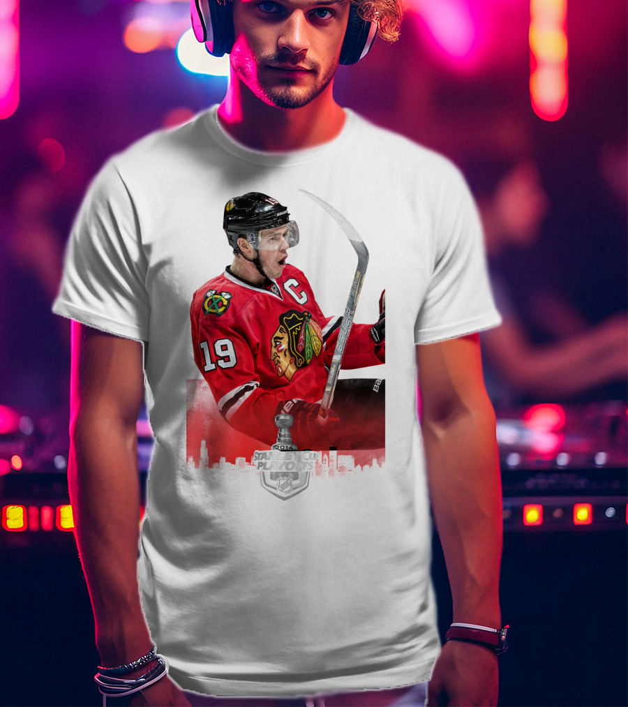 Chicago Blackhawks Nhl 2014 Stanley Cup Playoffs Captain T-Shirt