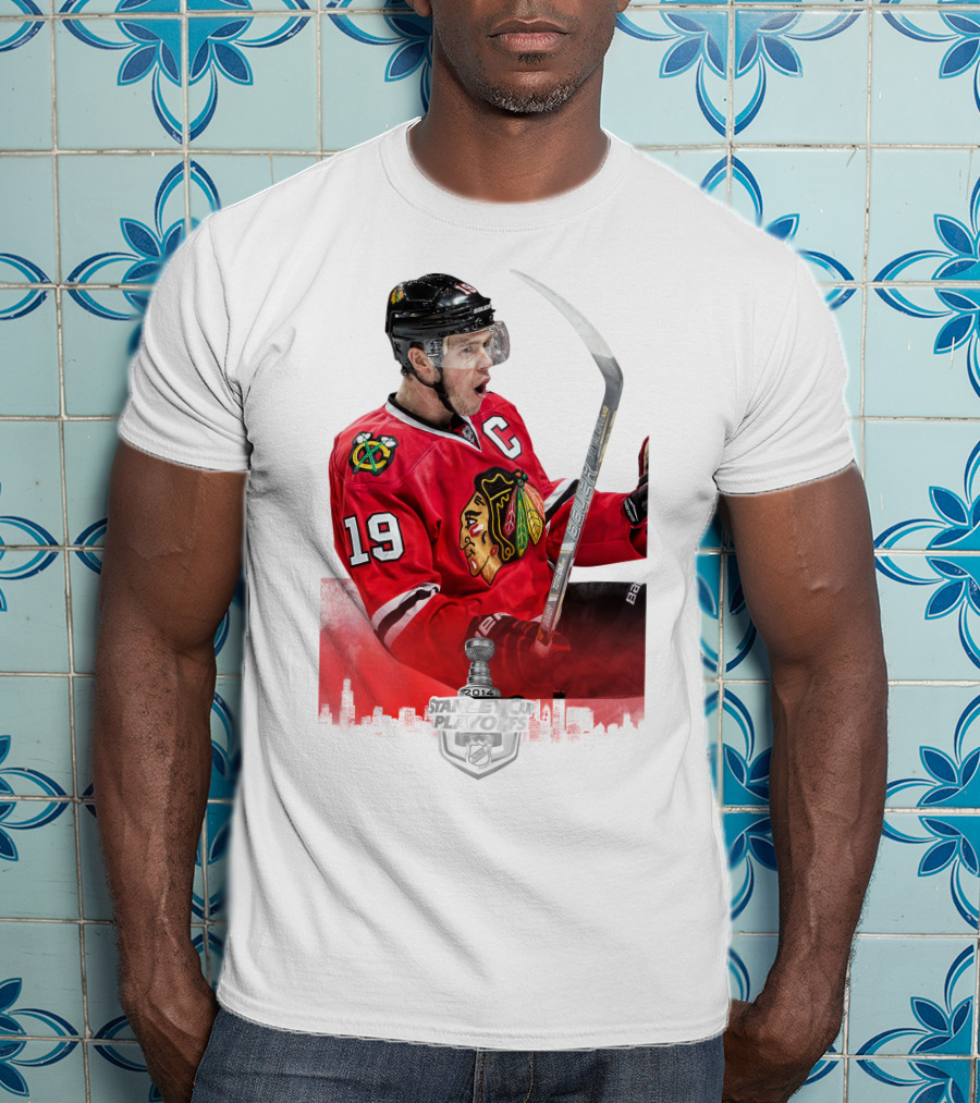 Chicago Blackhawks Nhl 2014 Stanley Cup Playoffs Captain T-Shirt