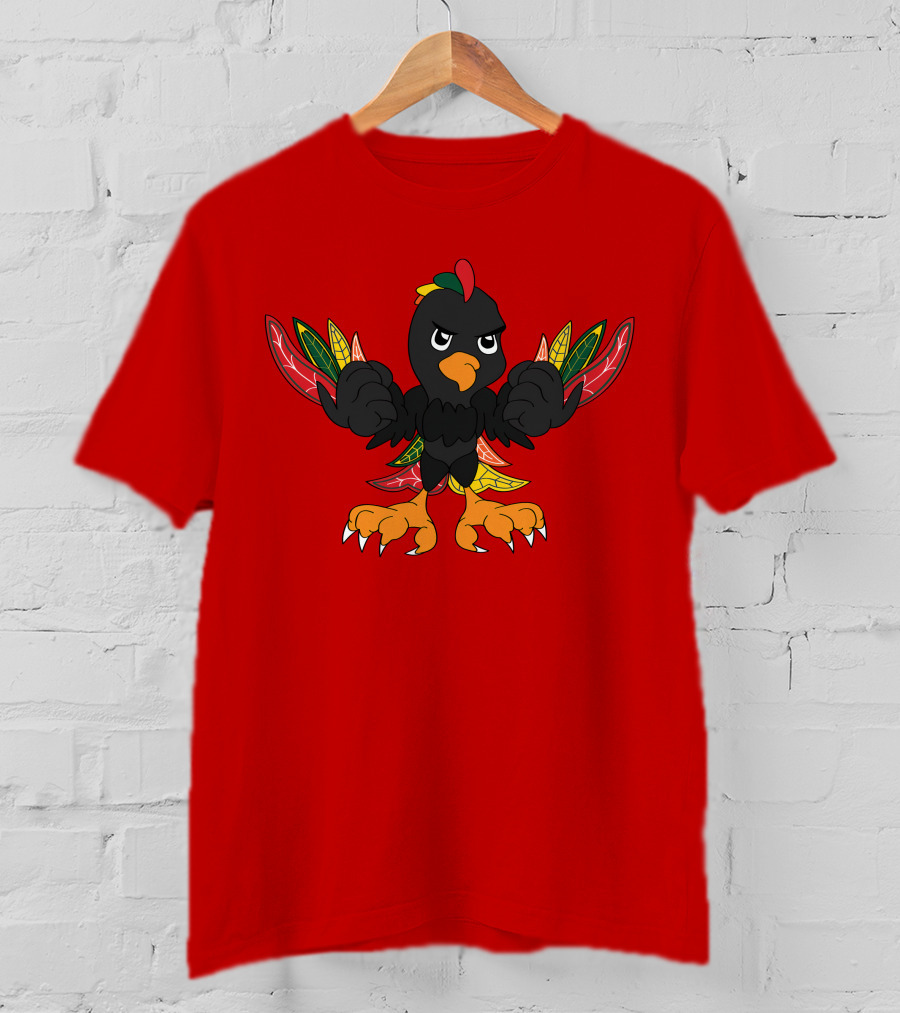 Chicago Blackhawks Angry Bird Fan Art T-Shirt