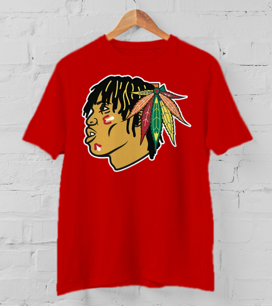 Chicago Blackhawks 21 Rap Logo Custom T-Shirt