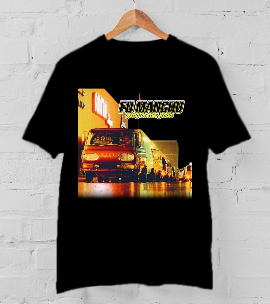 Fu Manchu King Of The Road Album Cover Van Scene T-Shirt