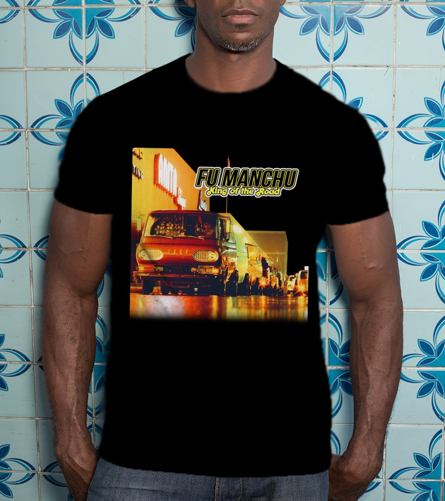 Fu Manchu King Of The Road Album Cover Van Scene T-Shirt