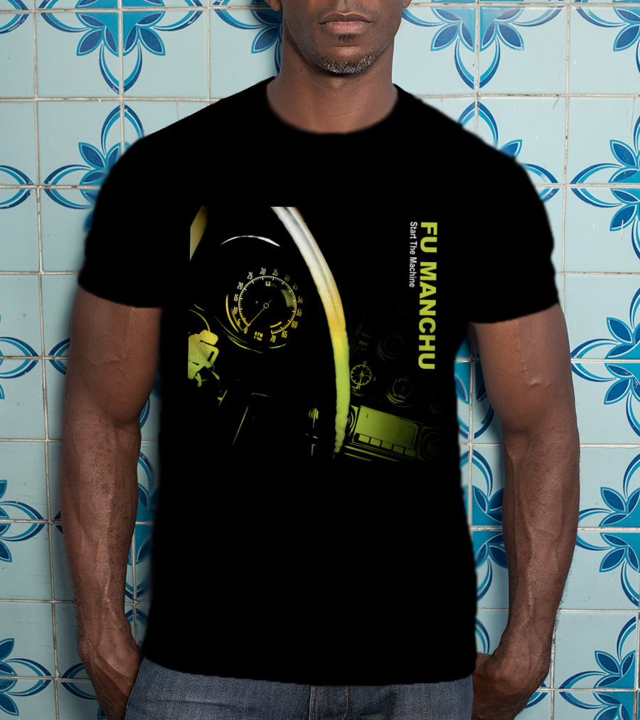 Fu Manchu Start The Machine Fmc-24B Speedometer Dashboard T-Shirt