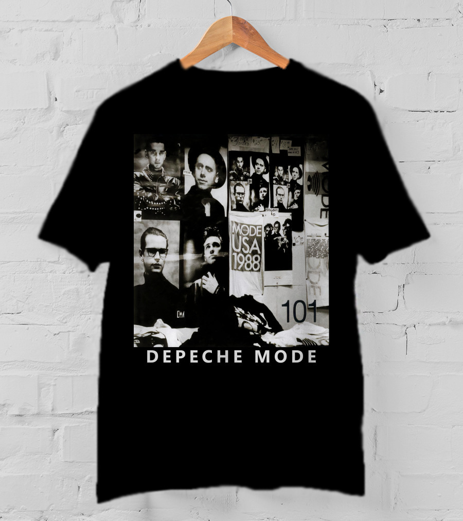 Depeche Mode USA 1988 101 Vintage Collage T-Shirt