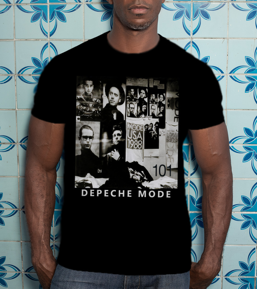 Depeche Mode USA 1988 101 Vintage Collage T-Shirt