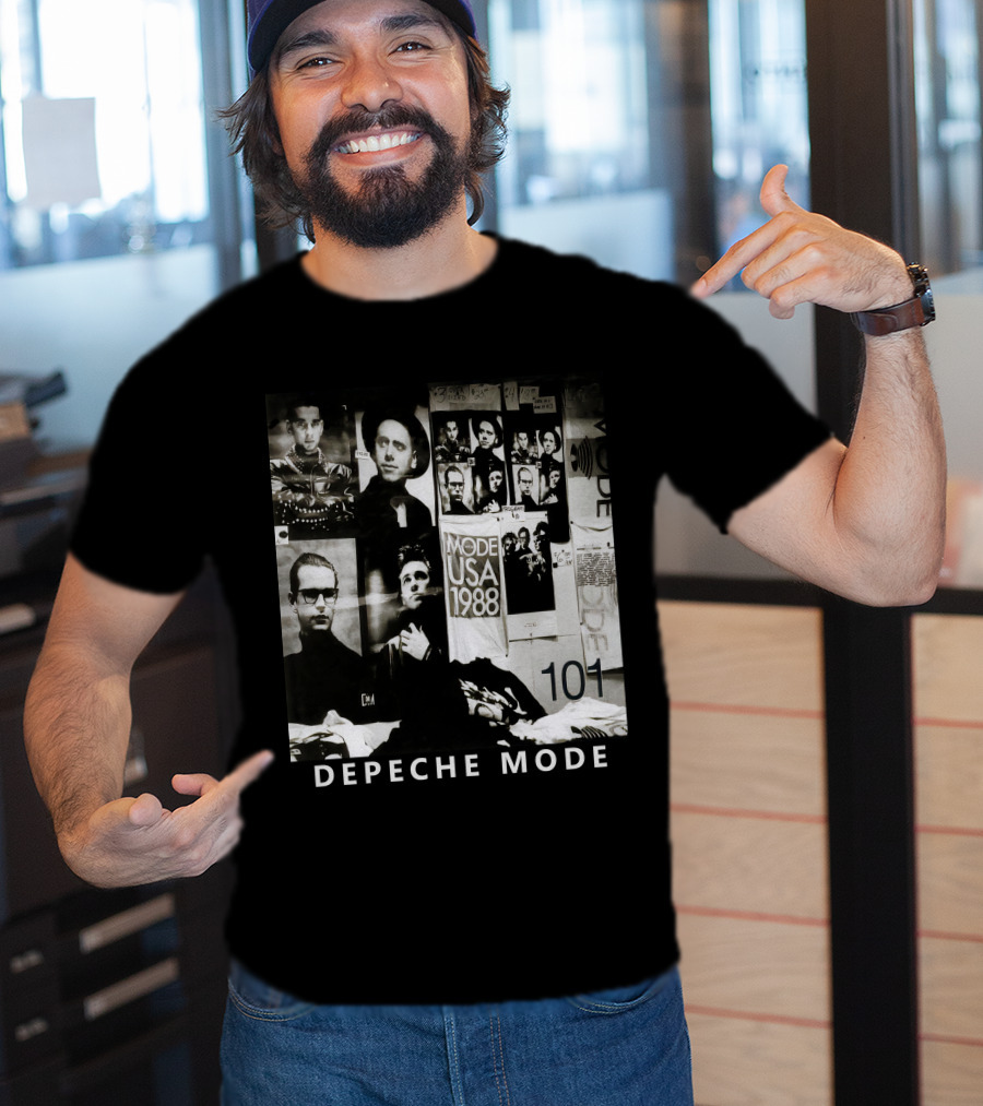 Depeche Mode USA 1988 101 Vintage Collage T-Shirt