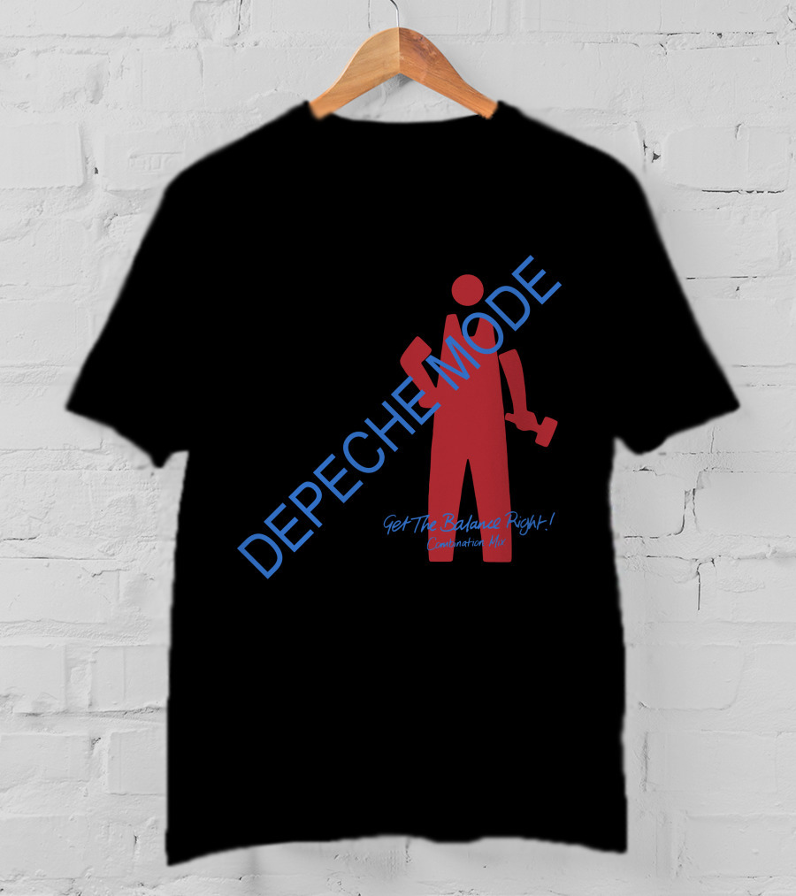 DEPECHE MODE Get The Balance Right Combination Mix Figures T-Shirt