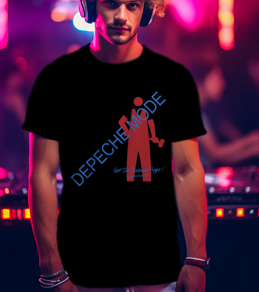 DEPECHE MODE Get The Balance Right Combination Mix Figures T-Shirt