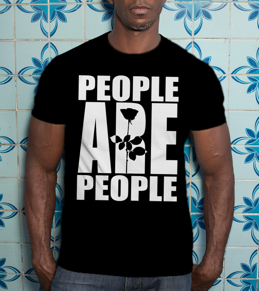 Depeche Mode People Are People Bold Rose T-Shirt