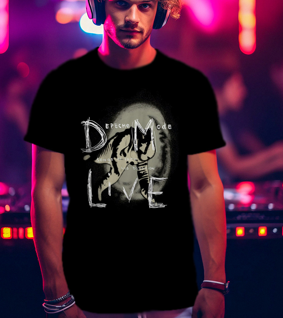 Depeche Mode Songs Of Faith And Devotion Live T-Shirt
