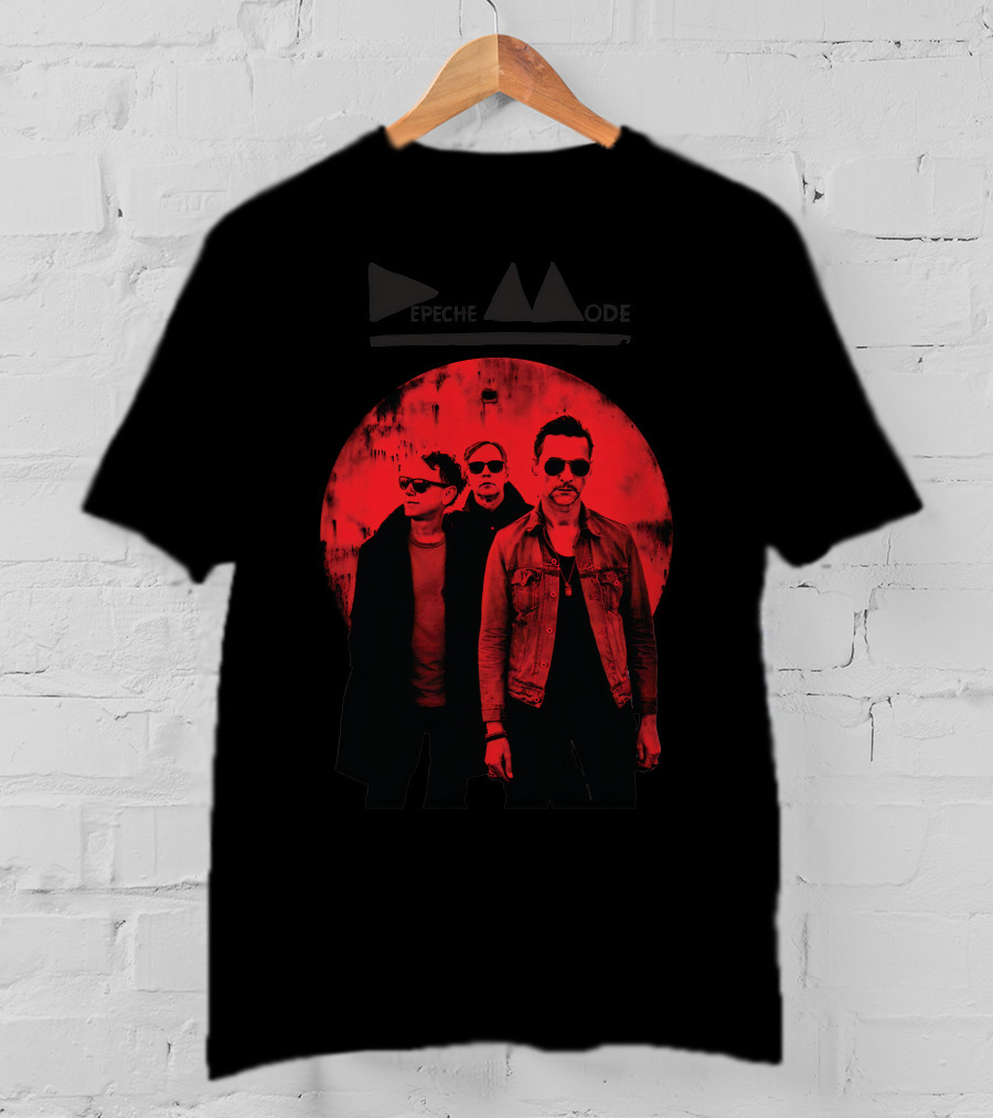 Depeche Mode Red Circle Trio T-Shirt