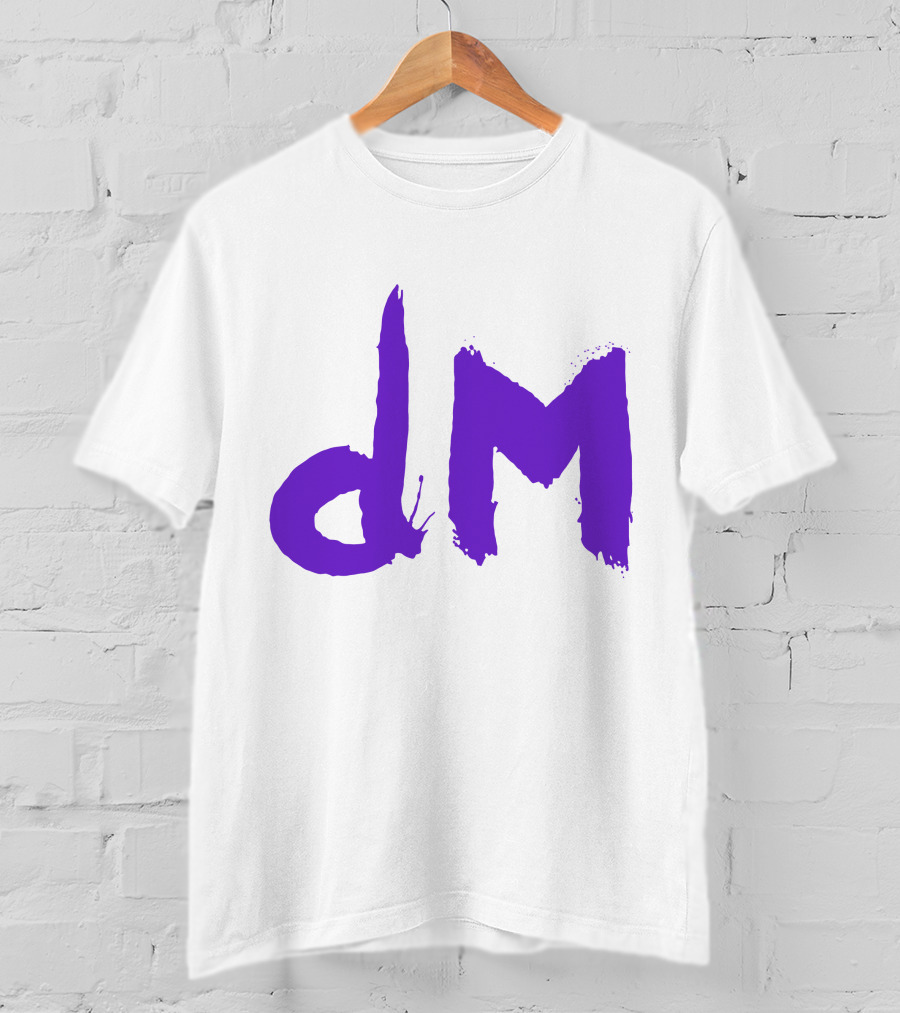 Depeche Mode Dm 5 Purple Brushstroke T-Shirt