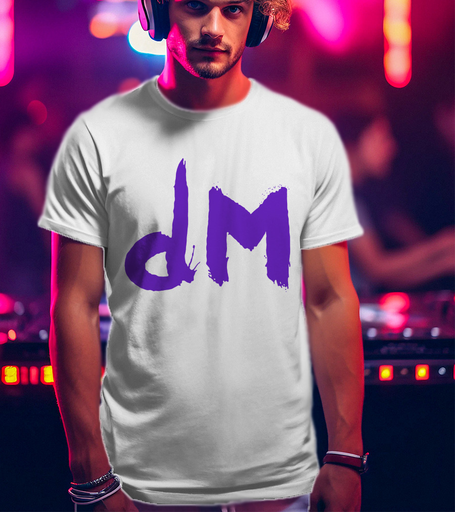 Depeche Mode Dm 5 Purple Brushstroke T-Shirt