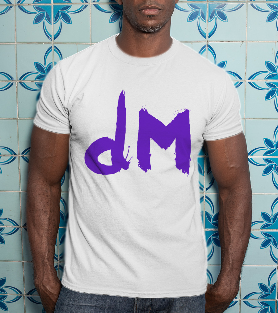 Depeche Mode Dm 5 Purple Brushstroke T-Shirt