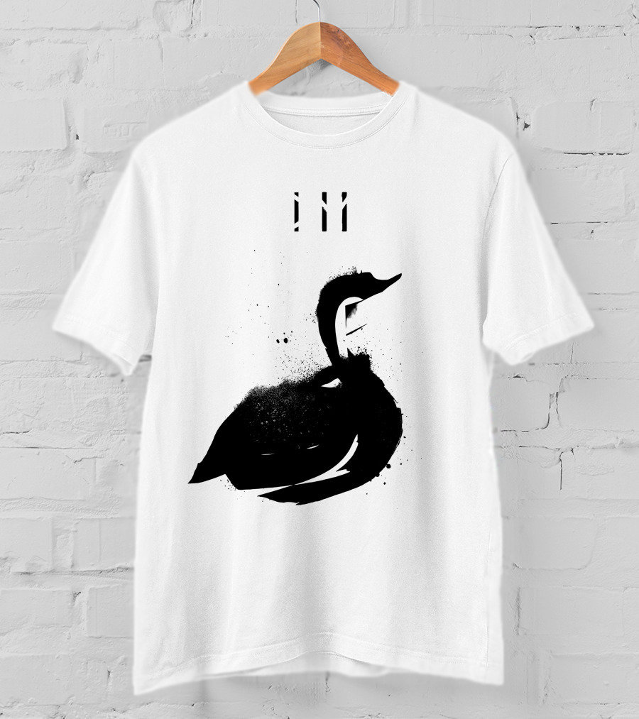 Depeche Mode 7 Abstract Black Swan Stencil Theme Vintage Style T-Shirt