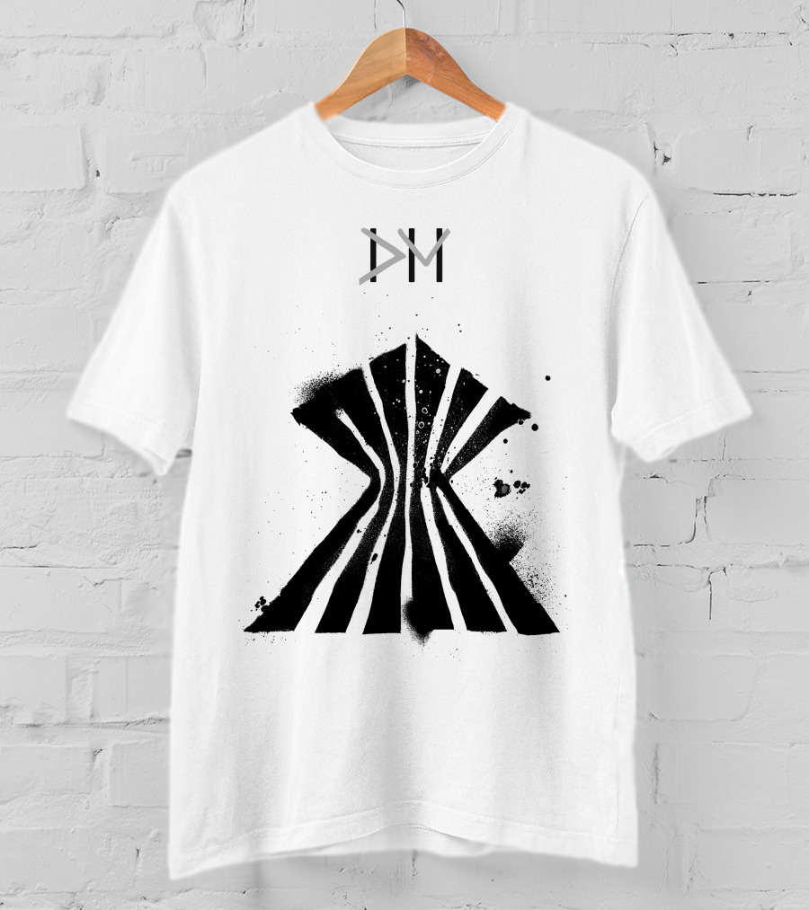 Dpm Org Dm Striped Abstract Symbol T-Shirt
