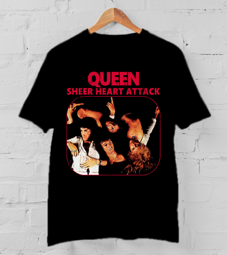 Queen Sheer Heart Attack Album Cover T-Shirt