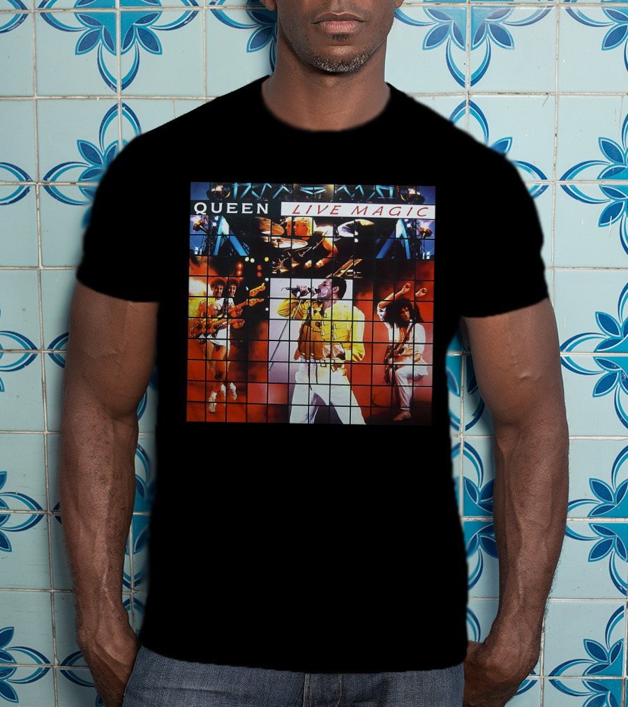 Queen Live Magic Album Cover T-Shirt
