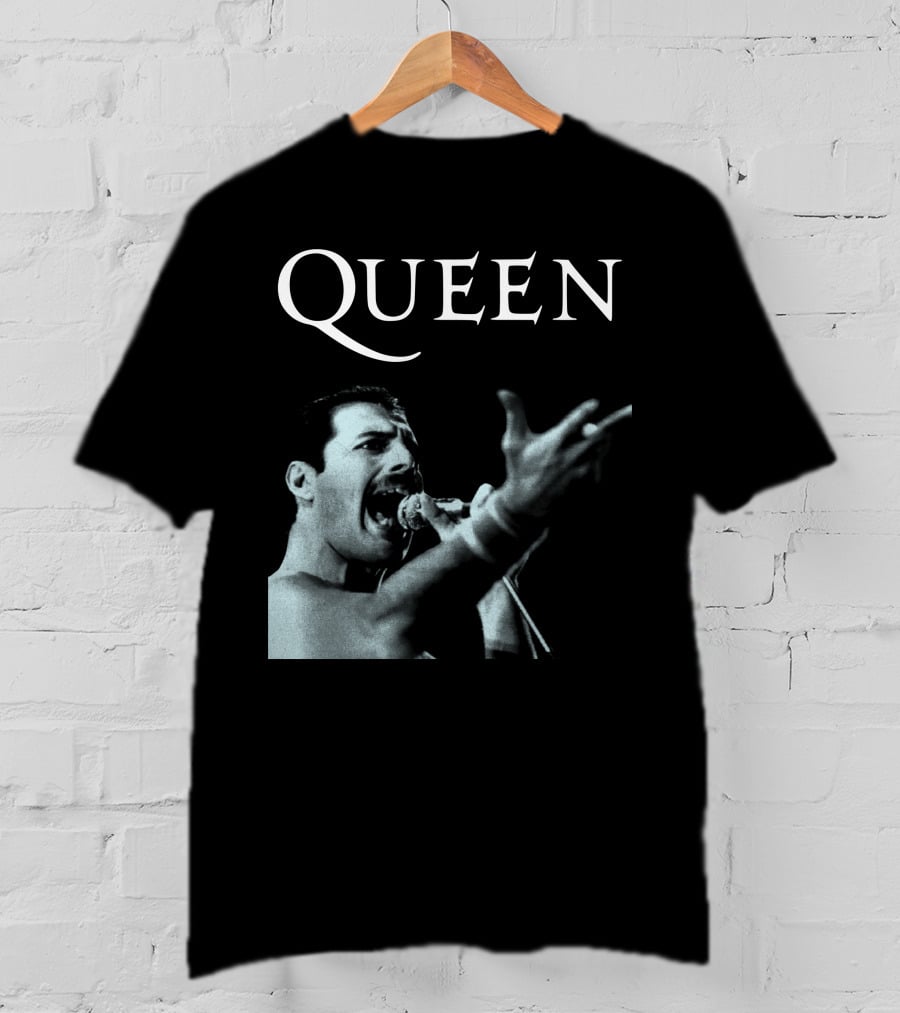 Queen Freddie Mercury Singing Iconic Pose T-Shirt