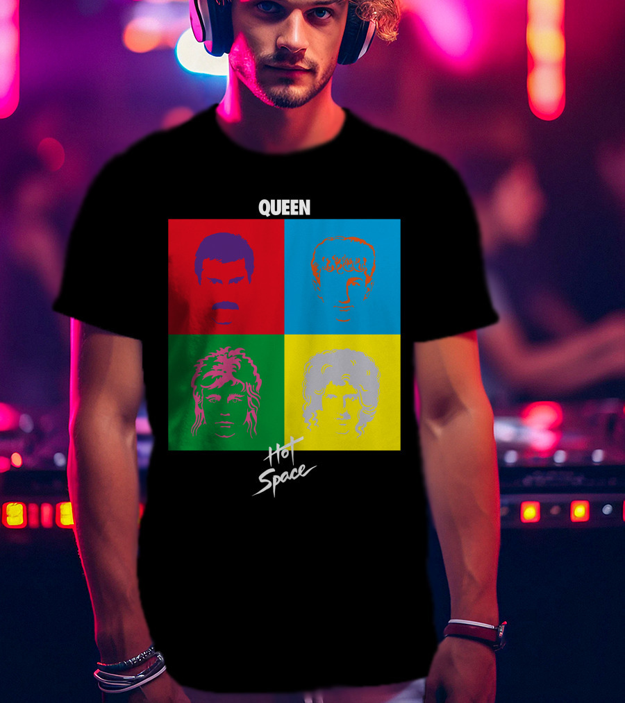 Queen Hot Space Album Cover Pop Art T-Shirt