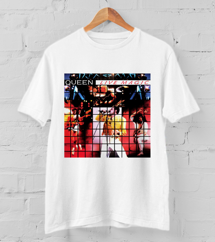 Queen Live Magic Concert Album Artwork Performance 1986 T-Shirt