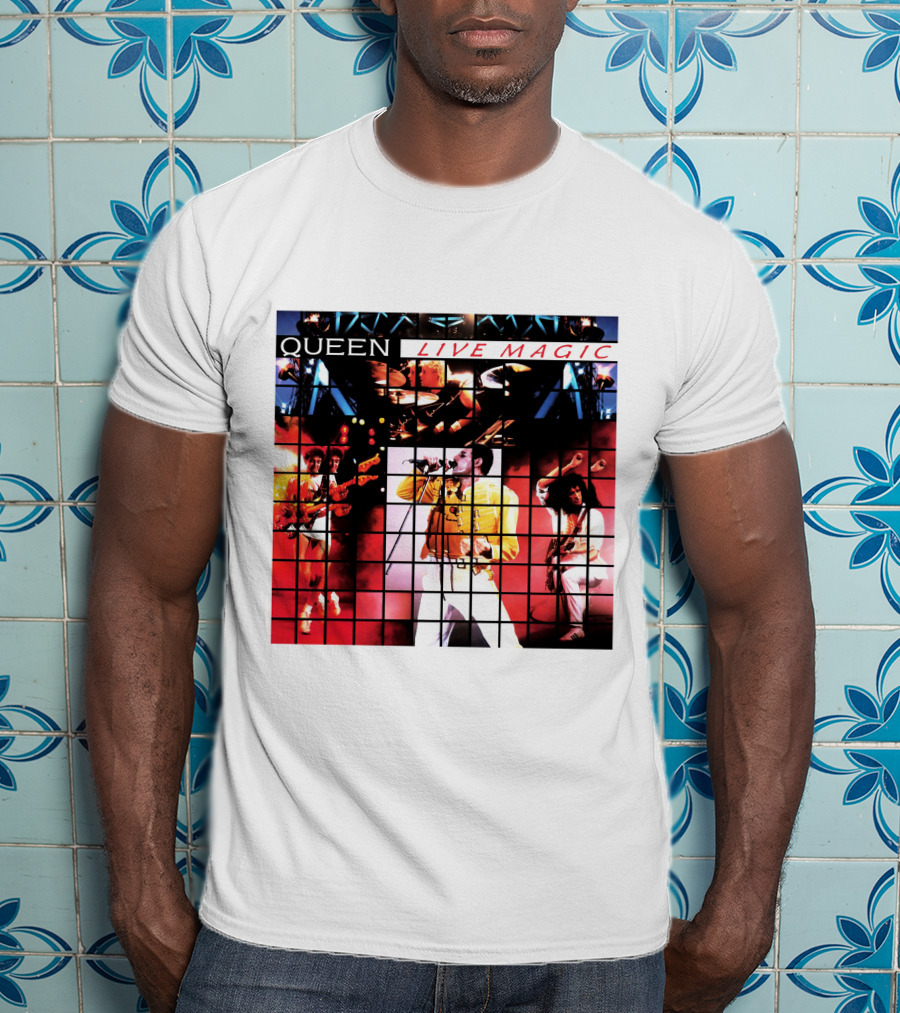 Queen Live Magic Concert Album Artwork Performance 1986 T-Shirt