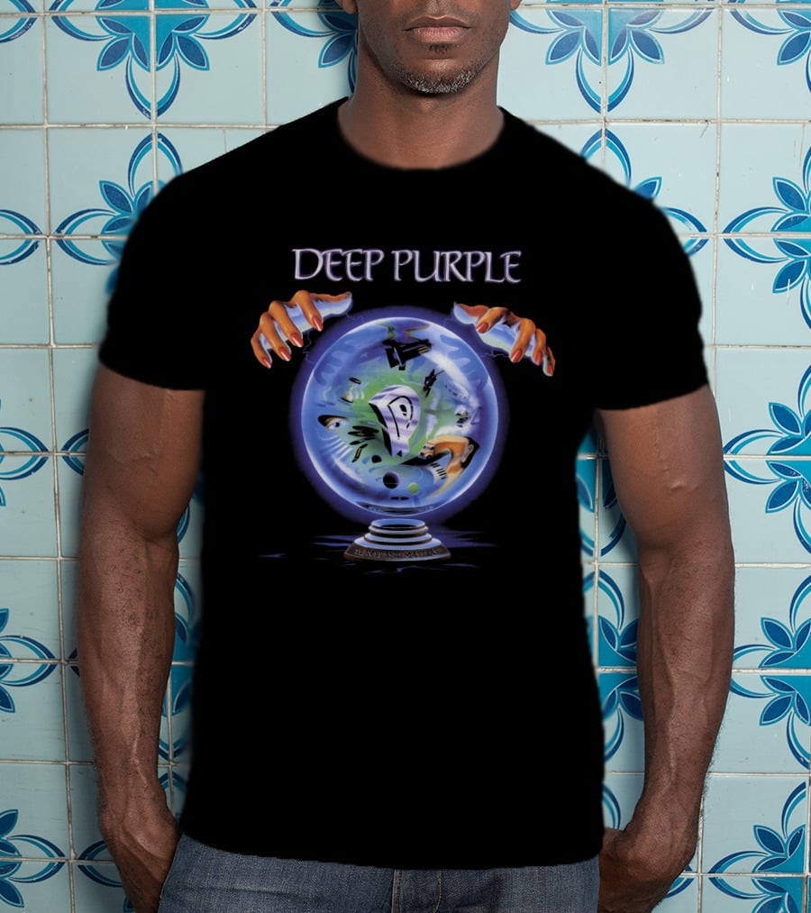 Deep Purple Abandon Album Artwork Crystal Ball T-Shirt